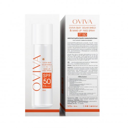 Oviva Silky Solar Shield & Make-Up Fixed Spray SPF50 PA+++