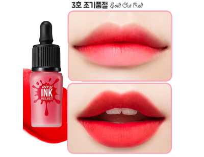 Peripera Airy Ink Velvet #03 Sold out Red