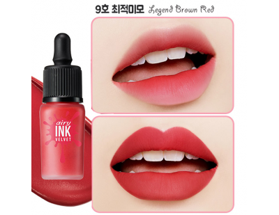 Peripera Airy Ink Velvet #09 Legend Brown Red