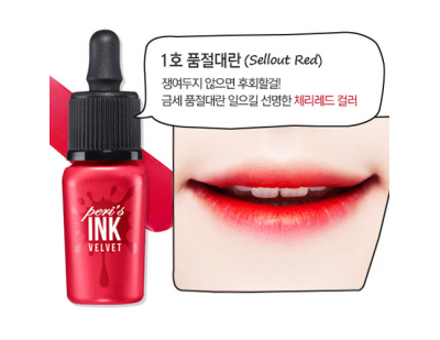 Peripera Perris Ink Velvet #1 Sellout Red