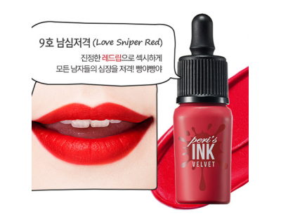 Peripera Perris Ink Velvet #9 Love Sniper Red