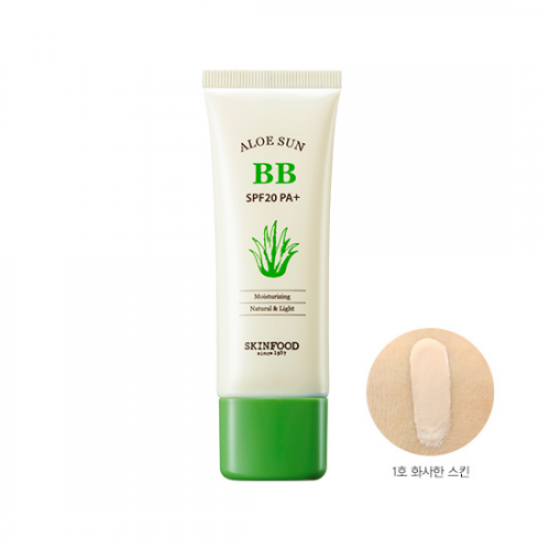 Skinfood Aloe Sunscreen BB Cream SPF20 PA+(UV Protection) #1 ผิวขาว