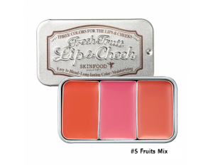 Skinfood Fresh Fruit Lip & Cheek Trio #5 Fruits Mix