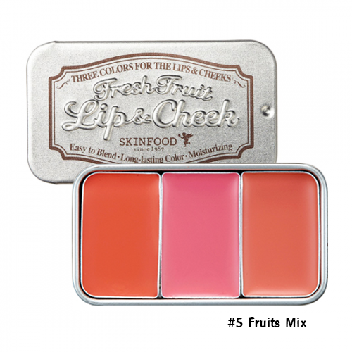 Skinfood Fresh Fruit Lip & Cheek Trio #5 Fruits Mix