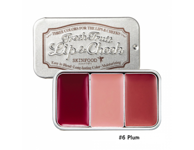 Skinfood Fresh Fruit Lip & Cheek Trio #6 Plum