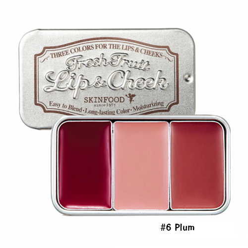 Skinfood Fresh Fruit Lip & Cheek Trio #6 Plum