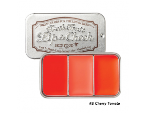 Skinfood Fresh Fruit Lip & Cheek Trio #3 Cherry Tomato
