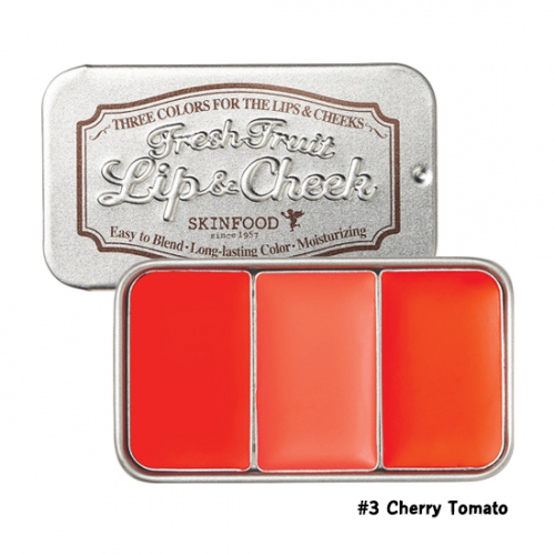 Skinfood Fresh Fruit Lip & Cheek Trio #3 Cherry Tomato