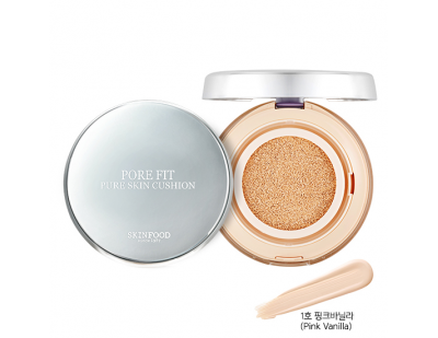 Skinfood Pore Fit Pure Skin Cushion SPF50+ PA+++ #1 Pink Vanilla