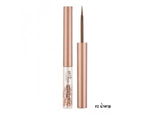 Skinfood Seaweed Waterproof Liquid Eyeliner #2 น้ำตาล