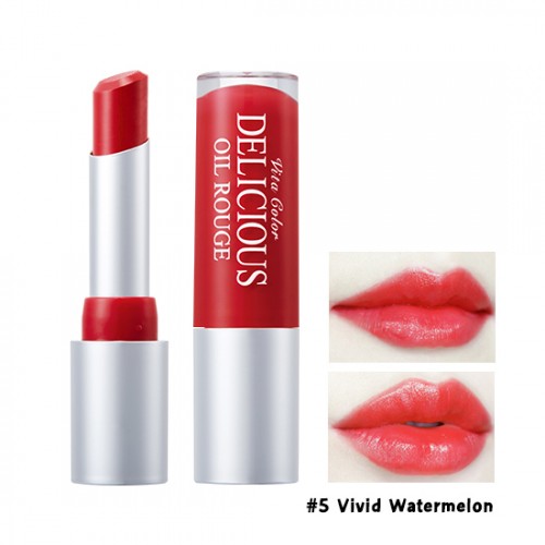 Skinfood Vita Color Delicious Oil Rouge #5 Vivid Watermelon