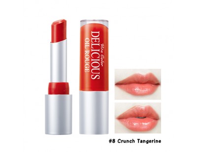 Skinfood Vita Color Delicious Oil Rouge #8 Crunch Tangerine