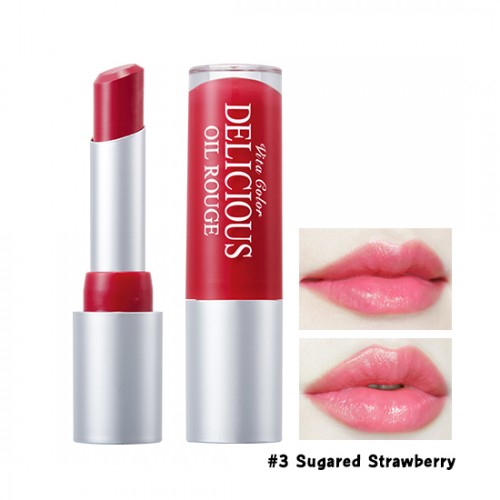 Skinfood Vita Color Delicious Oil Rouge #3 Sugared Strawberry