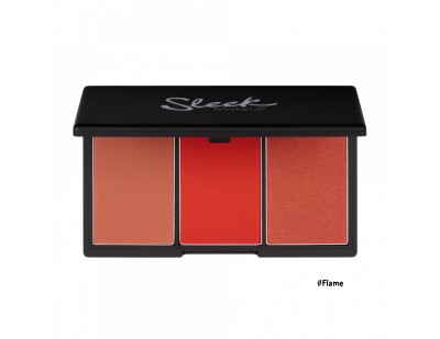 Sleek MakeUp Blush By 3 Palette #6 Flame