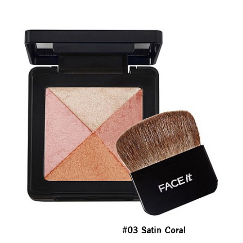 TheFaceShop Lesson 04 Artist Cube Blusher #03 Satin Coral