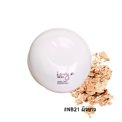 TheFaceShop Lovely ME : EX Angel Skin Powder Pact #NB21 ผิวขาว