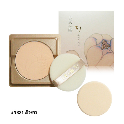 TheFaceShop Myeonghan Miindo Lin Two-Way Cake Pact SPF35 PA+++ (Refill) #NB21 ผิวขาว