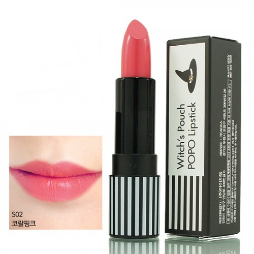 Witch's Pouch POPO Lipstick #S02 Coral Pink