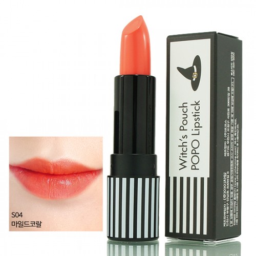 Witch's Pouch POPO Lipstick #S04 Coral Mild