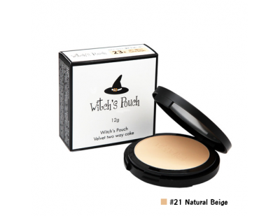 Witch's Pouch Velvet Two Way Cake #21 Natural Beige