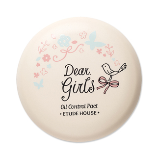 Etude House Dear Girl Be Clear Pact แป้งอัดแข็งไม่ผสมรองพื้น เหมาะสำหรับผิวแพ้ง่ายหรือผิวบอบบาง