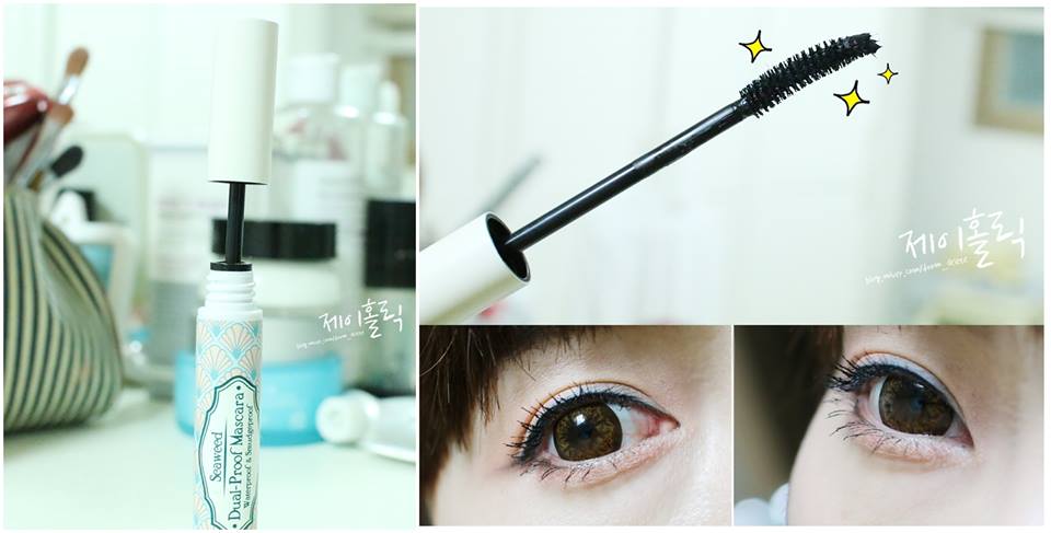 Skinfood Seaweed Dual Proof Mascara มาสคาร่าปัดขนตาให้หนาเป็นแพด้วยมาสคาร่าสูตรกันน้ำ ไม่มีแพนด้า